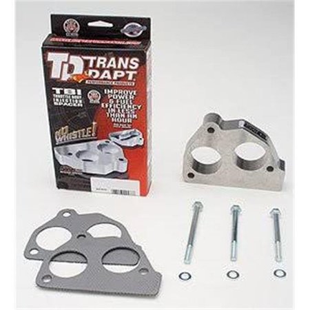 TRANS-DAPT Trans-Dapt T37-2733 Wide Open TBI Spacer for Chevy; Black T37-2733